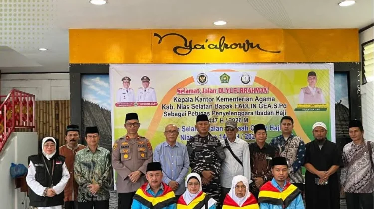 Pelepasan Keberangkatan Jemaah Calon Haji Nias Selatan