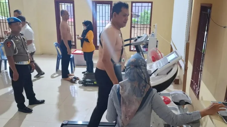 Polda Sumut Gelar Pemeriksaan Kesehatan Personel Polres Nisel
