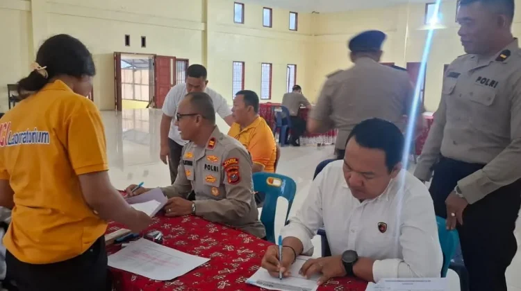 Polda Sumut Gelar Pemeriksaan Kesehatan Personel Polres Nisel