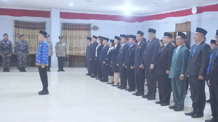 Wabup Yusuf Nache Pimpin Upacara Hari Otonomi Daerah