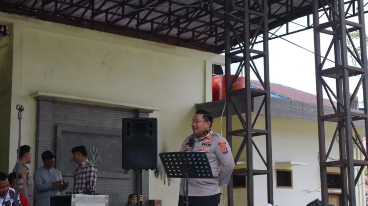 Polres Nias Selatan Kawal Peringatan Hari Buruh Nasional