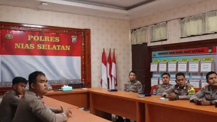 Polres Nias Selatan Evaluasi Operasional Aplikasi BOS V2