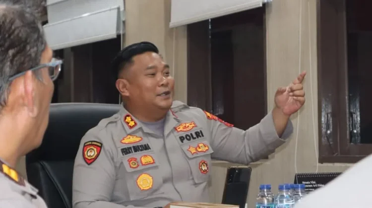Kapolres Nias Selatan Terima Audiensi Supervisi Logistik Polda