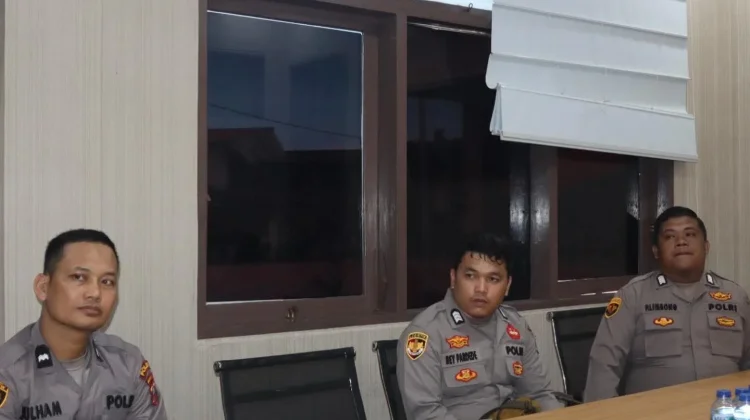 Kapolres Nias Selatan Terima Audiensi Supervisi Logistik Polda