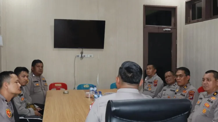 Kapolres Nias Selatan Terima Audiensi Supervisi Logistik Polda