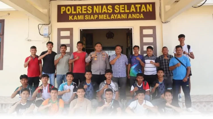 Kapolres Nias Selatan Dukung Kemajuan Olahraga Bola Voli