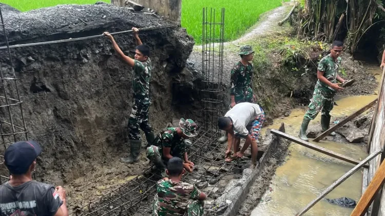 Progress Pembangunan Dua Jembatan Garuda di Nisel