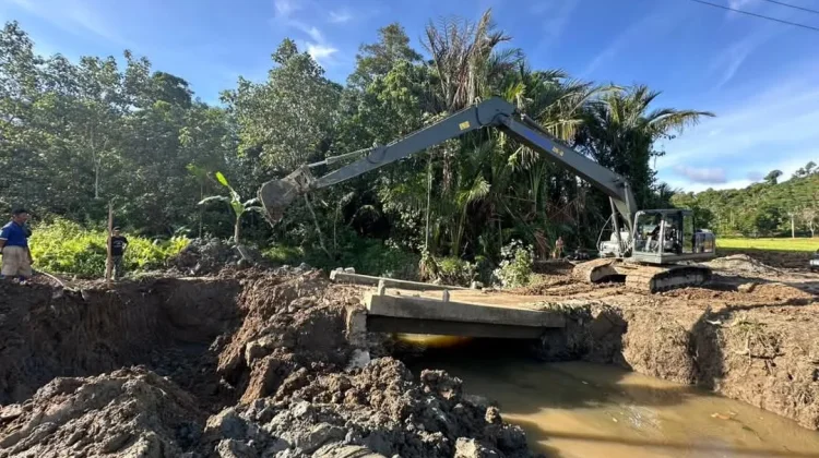 Progress Pembangunan Dua Jembatan Garuda di Nisel