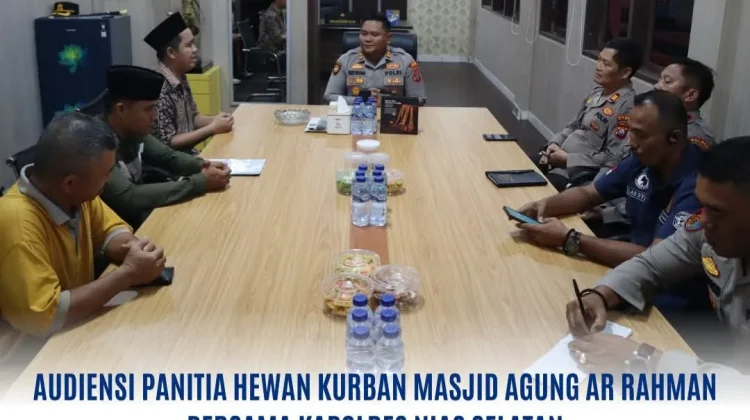 Polres Nias Selatan Terima Audiensi Panitia Kurban