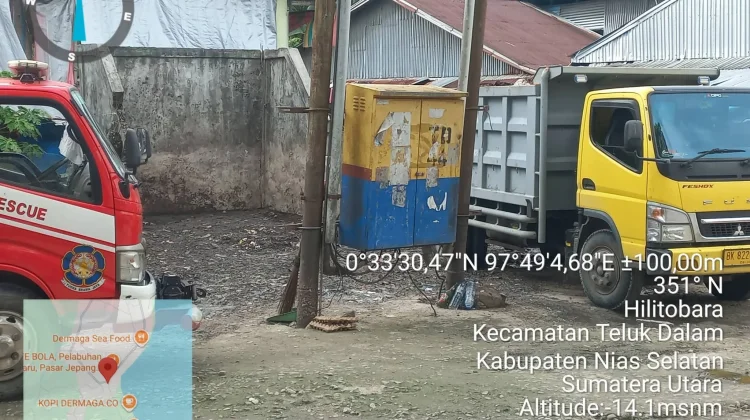 Pasar Jepang Telukdalam Kini Bersih Dari Tumpukan Sampah