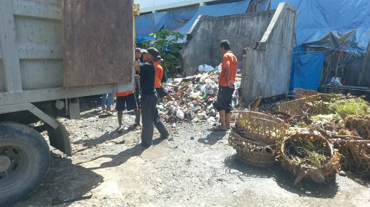Pasar Jepang Telukdalam Kini Bersih Dari Tumpukan Sampah