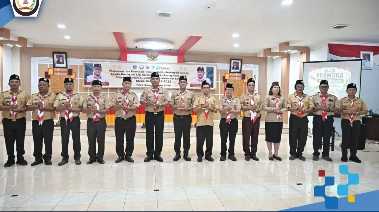 Wabup Nias Selatan Lantik Pengurus Pramuka Tujuh Kecamatan