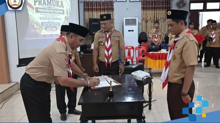 Pelantikan Pengurus Pramuka di Tujuh Kecamatan