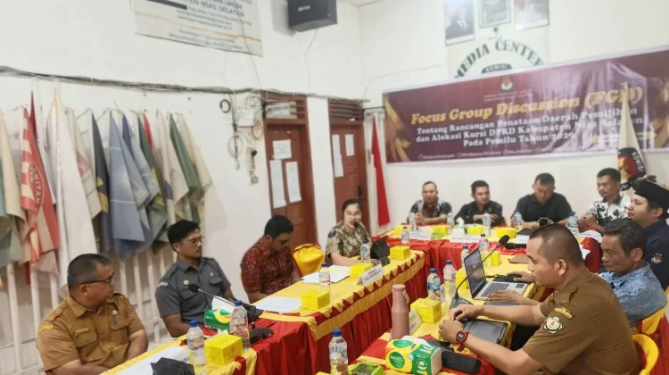 Bawaslu Nias Selatan Hadiri FGD Penataan Dapil 2029