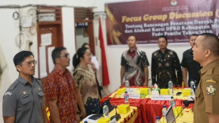 Bawaslu Nias Selatan Hadiri FGD Penataan Dapil 2029
