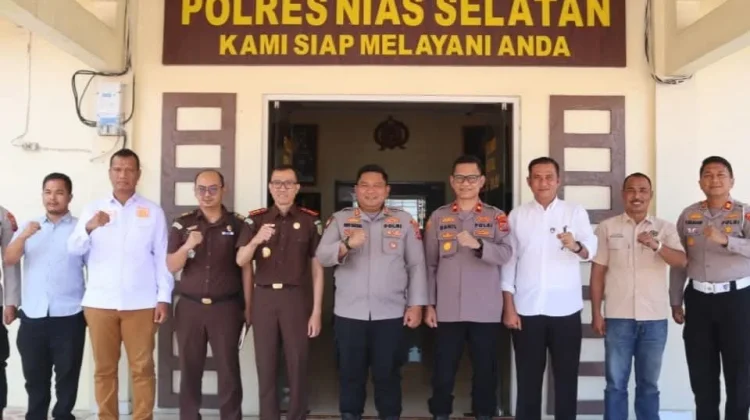 Kapolres dan Kajari Nias Selatan Perkuat Sinergi Hukum