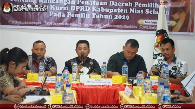 Pelaksanaan FGD Penataan Dapil oleh KPU Nisel