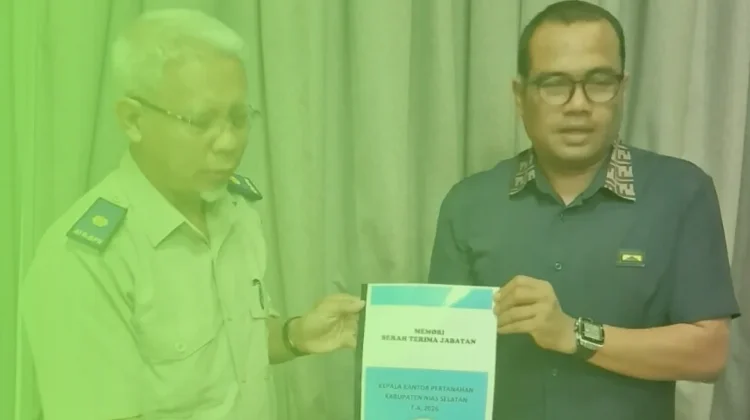 ATR/BPN Nias Selatan Gelar Pisah Sambut Kepala Kantor