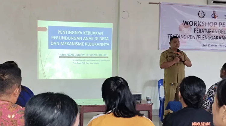 Pembukaan Workshop Penyusunan Peraturan Desa tentang Perlindungan Anak