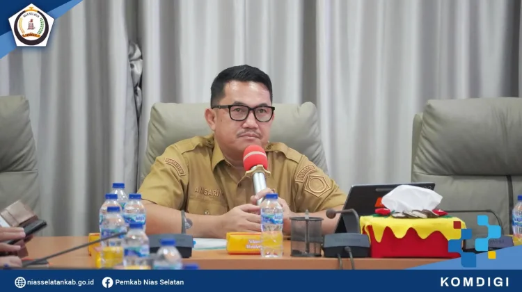 Sekda Nias Selatan Pimpin Rapat Koordinasi OPD