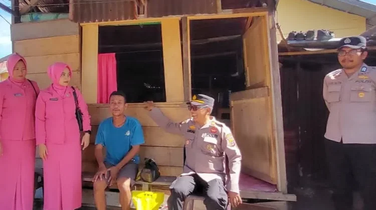 Peduli Sesama, Polsek Pulau-Pulau Batu Gelar Minggu Kasih