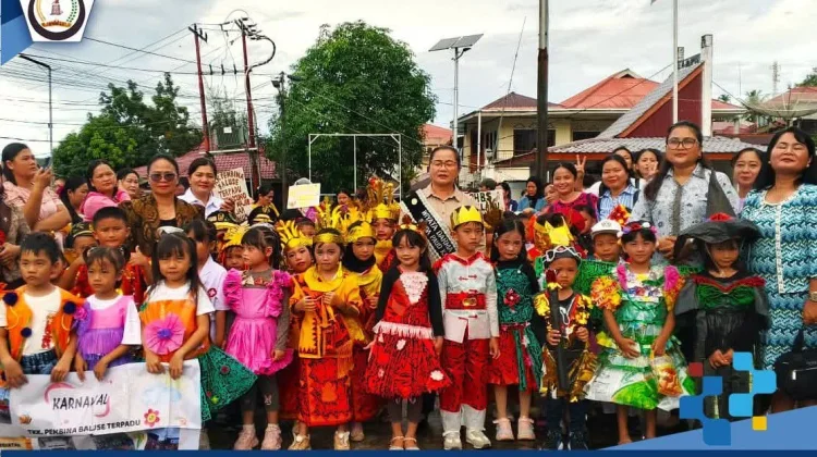 Bunda PAUD Nias Selatan Lepas Karnaval TKK