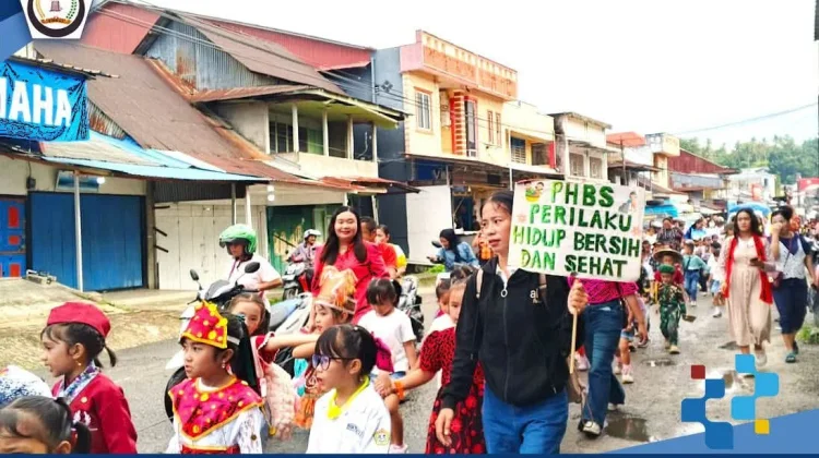 Bunda PAUD Nias Selatan Lepas Karnaval TKK