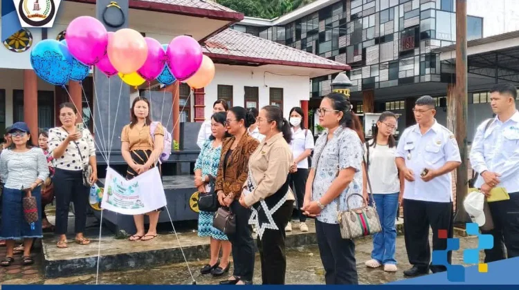 Bunda PAUD Nias Selatan Lepas Karnaval TKK