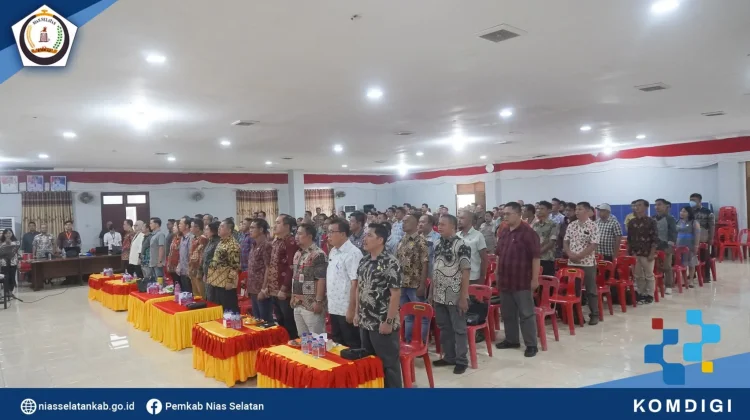 Bupati Sokhiatulo Membuka Bimtek Aplikasi Sumut Net