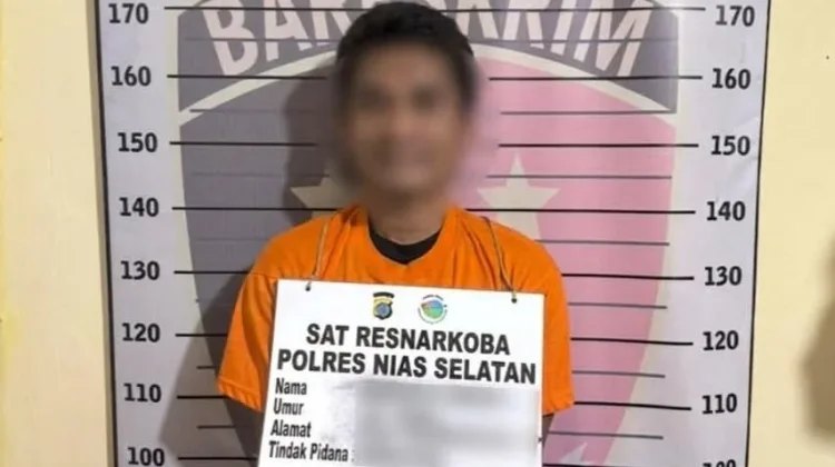 Polres Nias Selatan Tangkap Pengedar Sabu di Maniamolo