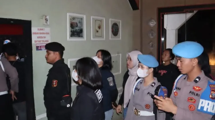 Ciptakan Situasi Kondusif, Polres Nias Selatan Razia THM