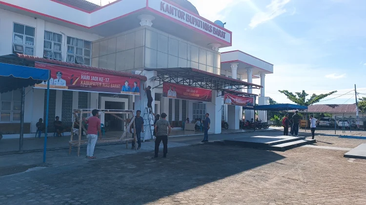 Persiapan HUT Kabupaten Nias Barat ke-17 Tahun