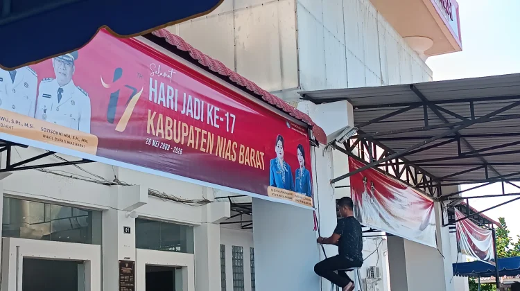 Persiapan HUT Kabupaten Nias Barat ke-17 Tahun