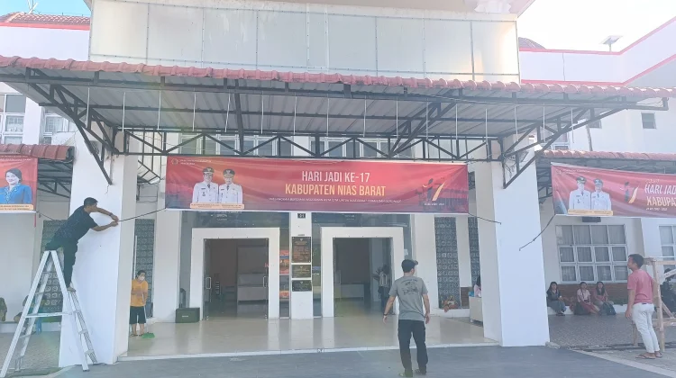 Persiapan HUT Kabupaten Nias Barat ke-17 Tahun