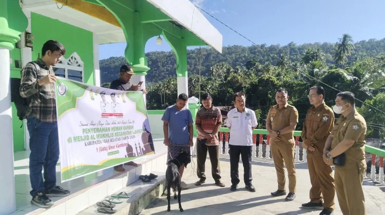 Pemkab Nias Selatan Serahkan Hewan Qurban di Lahusa