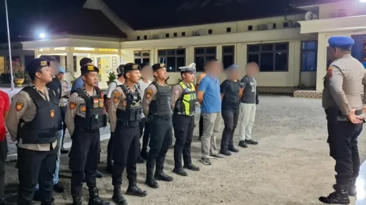 Antisipasi Narkoba Polres Nias Selatan Razia Malam