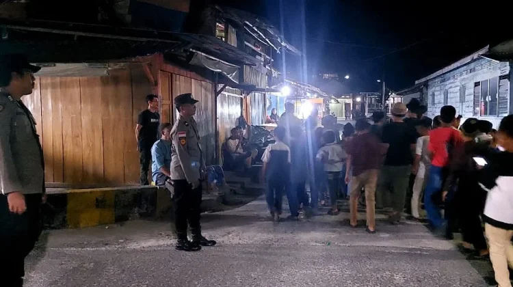 Polsek Pulau-pulau Batu Amankan Pawai Malam Takbiran