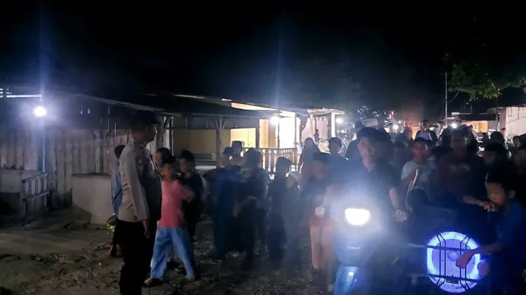 Polsek Pulau-pulau Batu Amankan Pawai Malam Takbiran