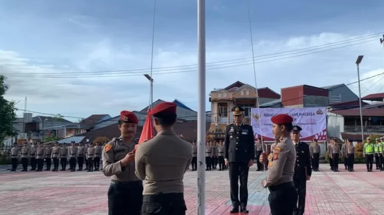 Polres Nias Selatan Gelar Upacara Hari Pancasila