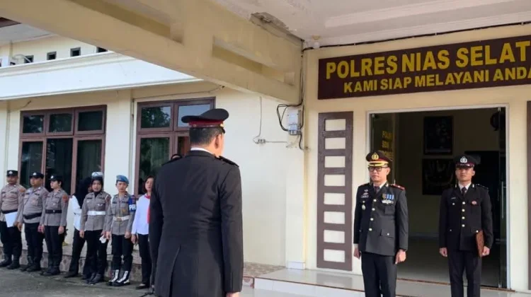 Polres Nias Selatan Gelar Upacara Hari Pancasila