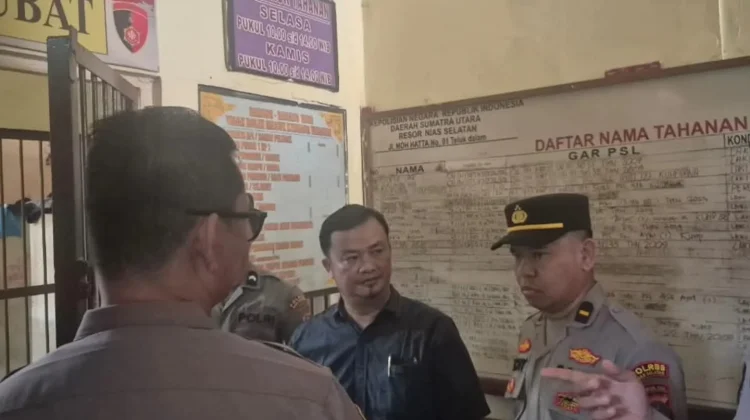 Wakapolres Nias Selatan Pimpin Pengecekan Ruang Pelayanan Publik