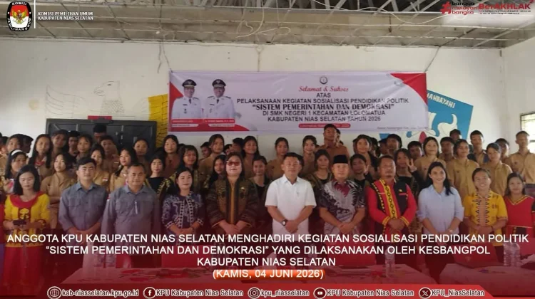 Bakesbangpol Nias Selatan Gelar Sosialisasi Pendidikan Politik