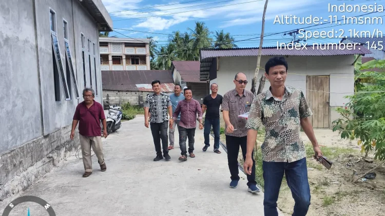 Kawal Akuntabilitas, Camat Telukdalam Monev Dana Desa