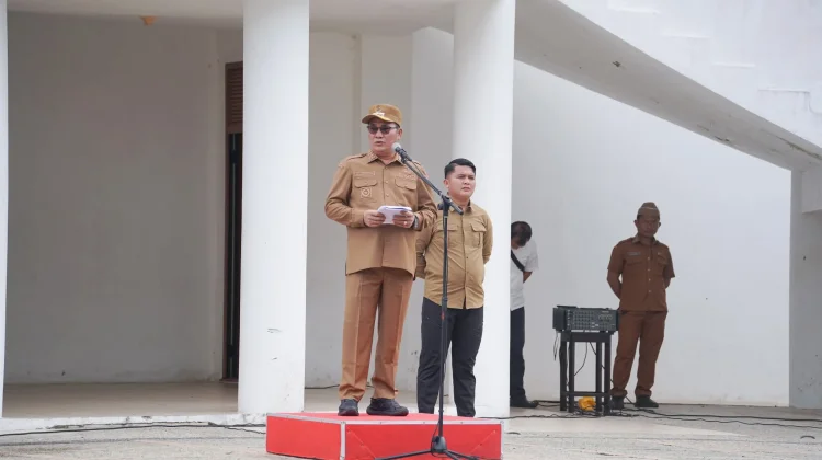 Pemkab Nias Selatan Gelar Upacara Penaikan Bendera