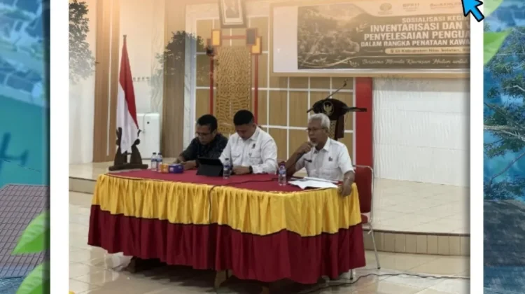 Sinergi ATR BPN Nias Selatan Tata Kawasan Hutan