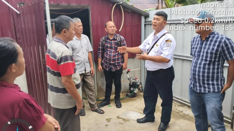 Kawal Akuntabilitas, Camat Telukdalam Monev Desa