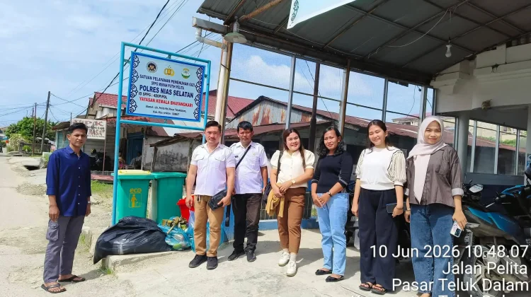 Dinas Lingkungan Hidup Nias Selatan Monitoring Limbah SPPG