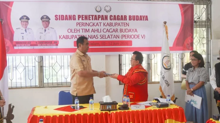 Wabup Yusuf Nache Terima Sebelas Rekomendasi Cagar Budaya