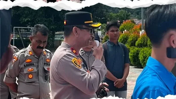 Polres Nias Selatan Kawal Aspirasi Mahasiswa GMKI