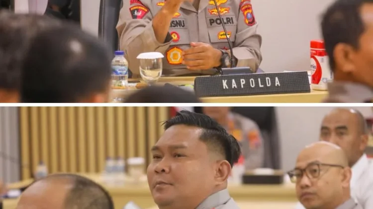 Taklimat Akhir Polda Diikuti Kapolres Nias Selatan